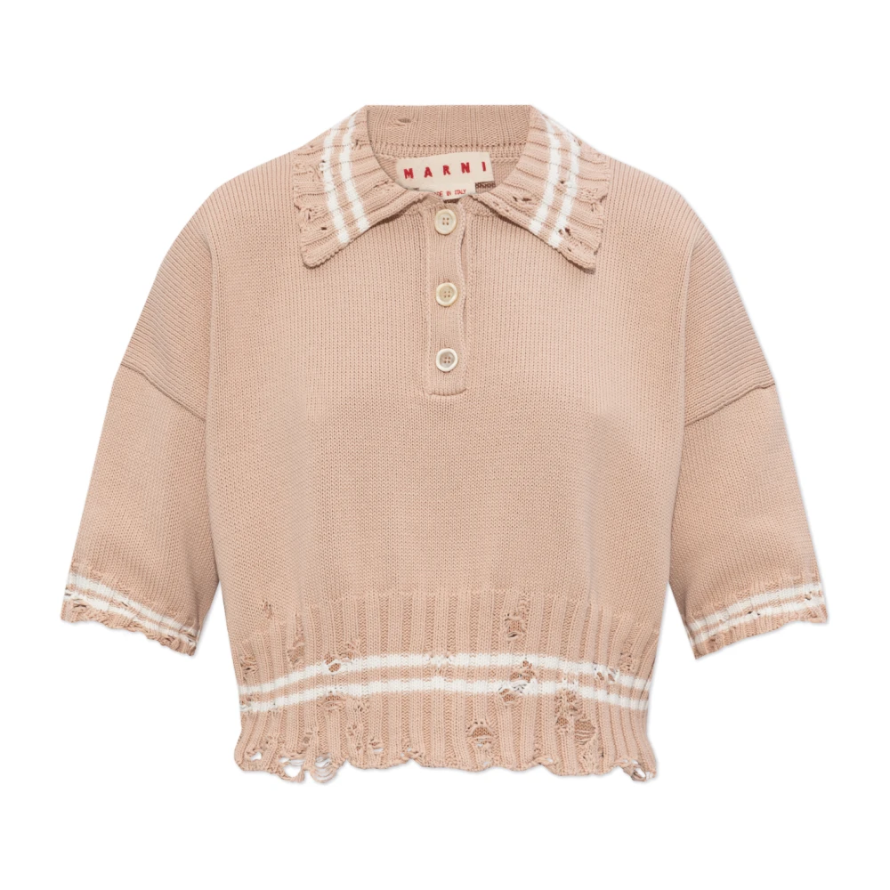 Knitwear > V-neck Knitwear - - Marni - Modalova