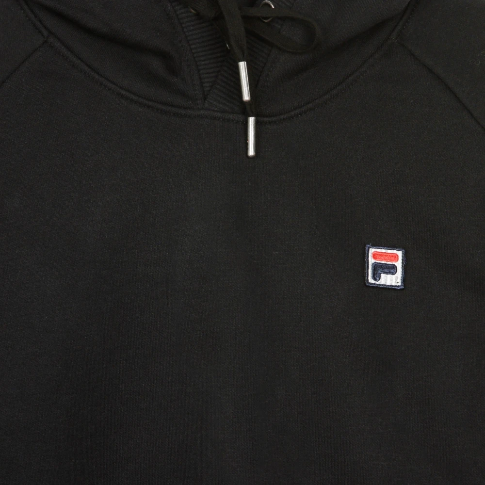 Fila Zwarte Floresha Cropped Hoodie Vrouwen Black Dames