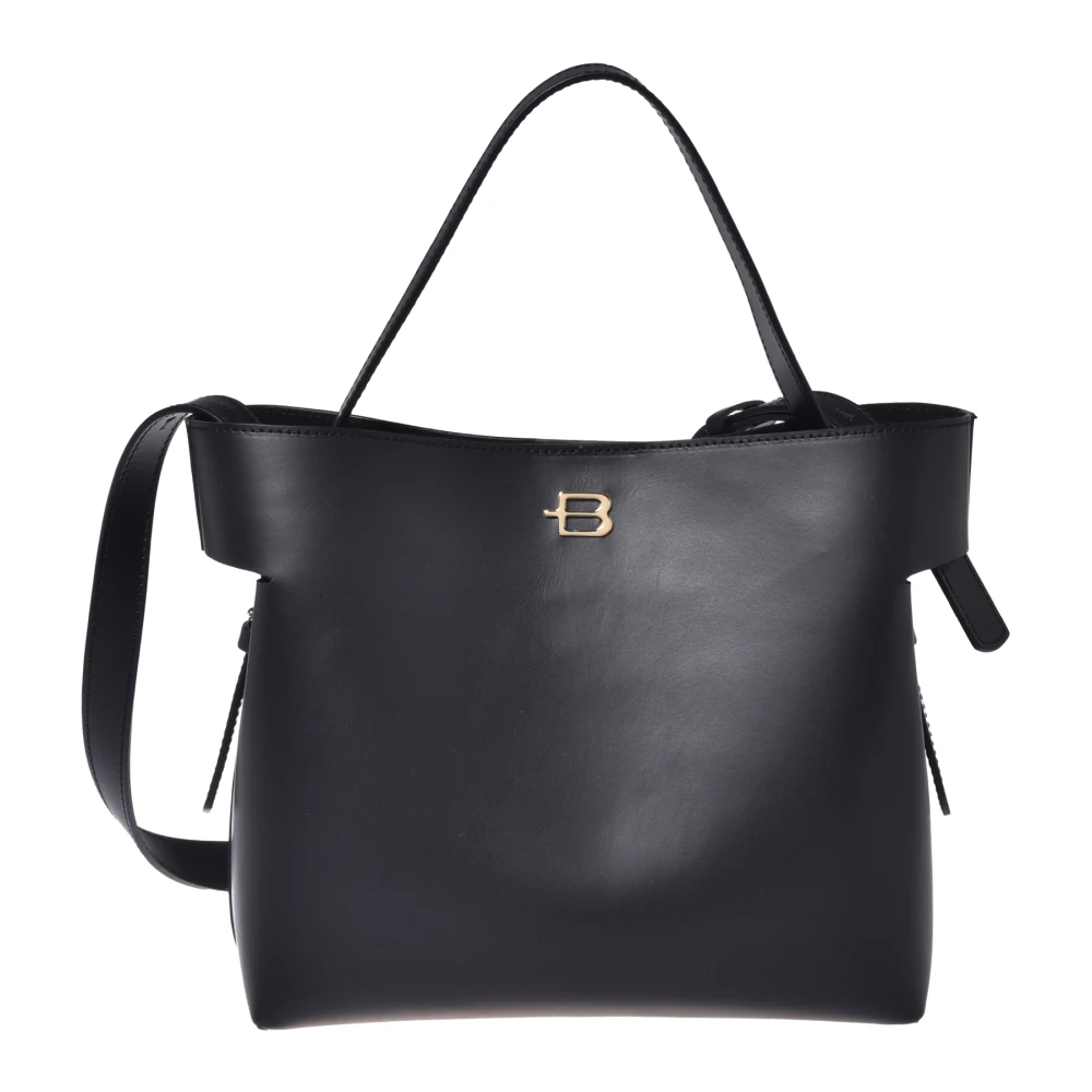 Baldinini Women's Black Leather Crossbody Bag - Handbags - One Size - Bags