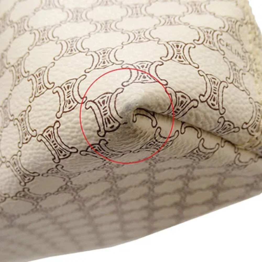 Celine Vintage Pre-owned Plastic celine-bags Beige Dames