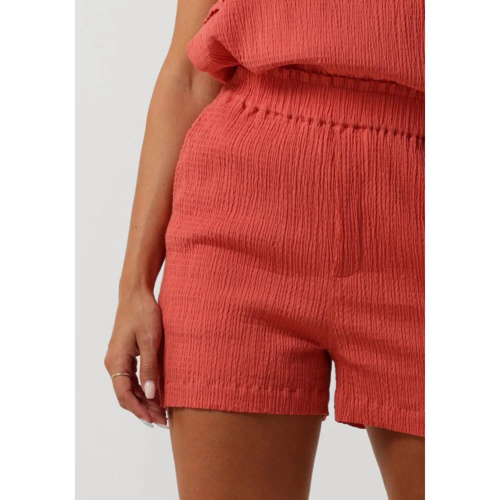 Circle of Trust Oranje Katoenen Zomer Shorts Orange Dames