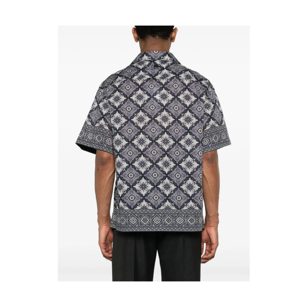 ETRO Short Sleeve Shirts Multicolor Heren