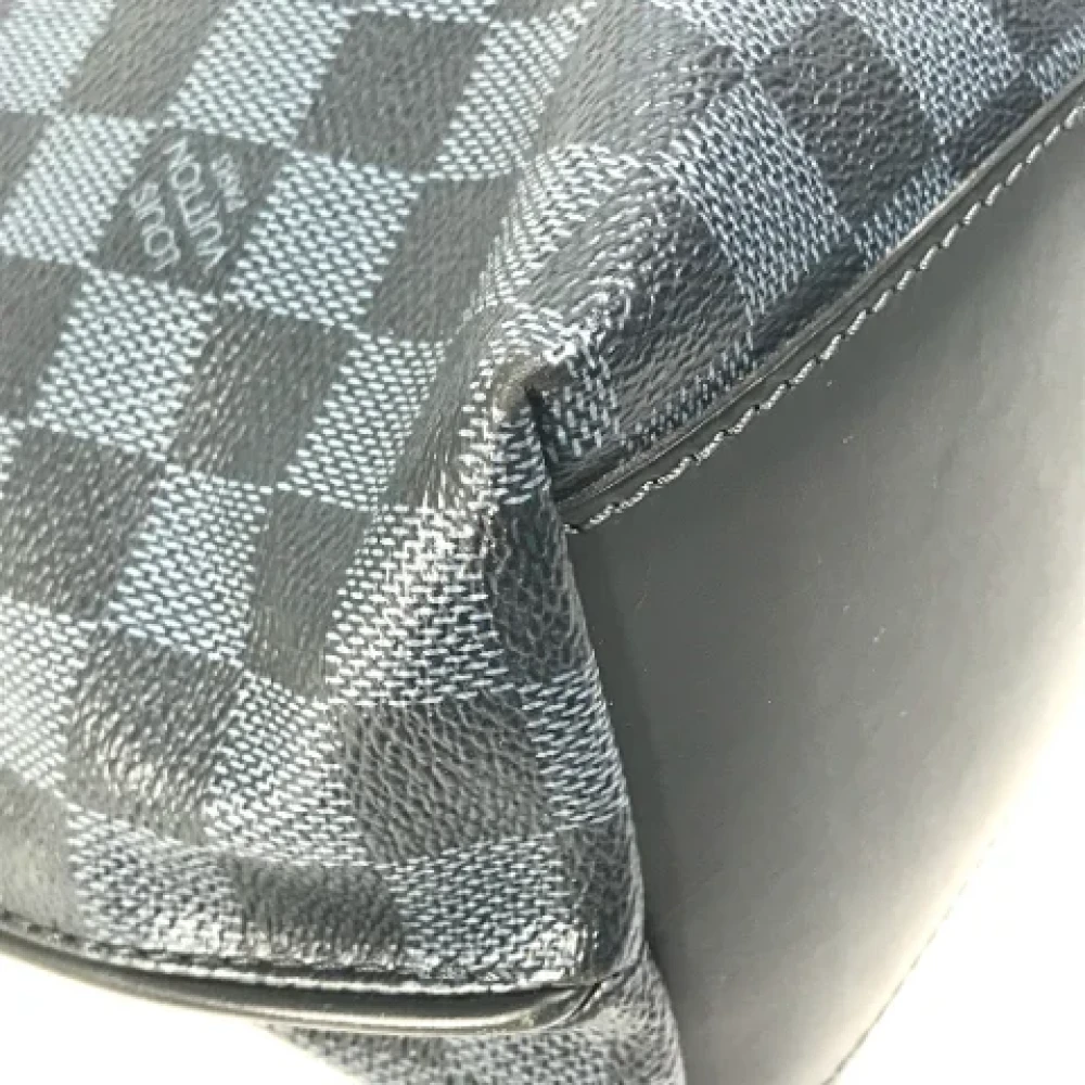 Louis Vuitton Vintage Pre-owned Fabric shoulder-bags Blue Heren