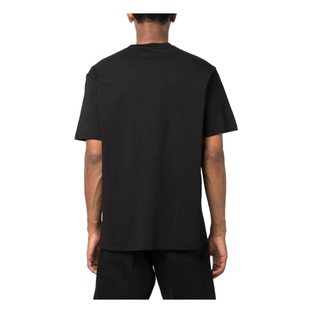 Just Cavalli Zwarte T-shirt en Polo Collectie Black Heren