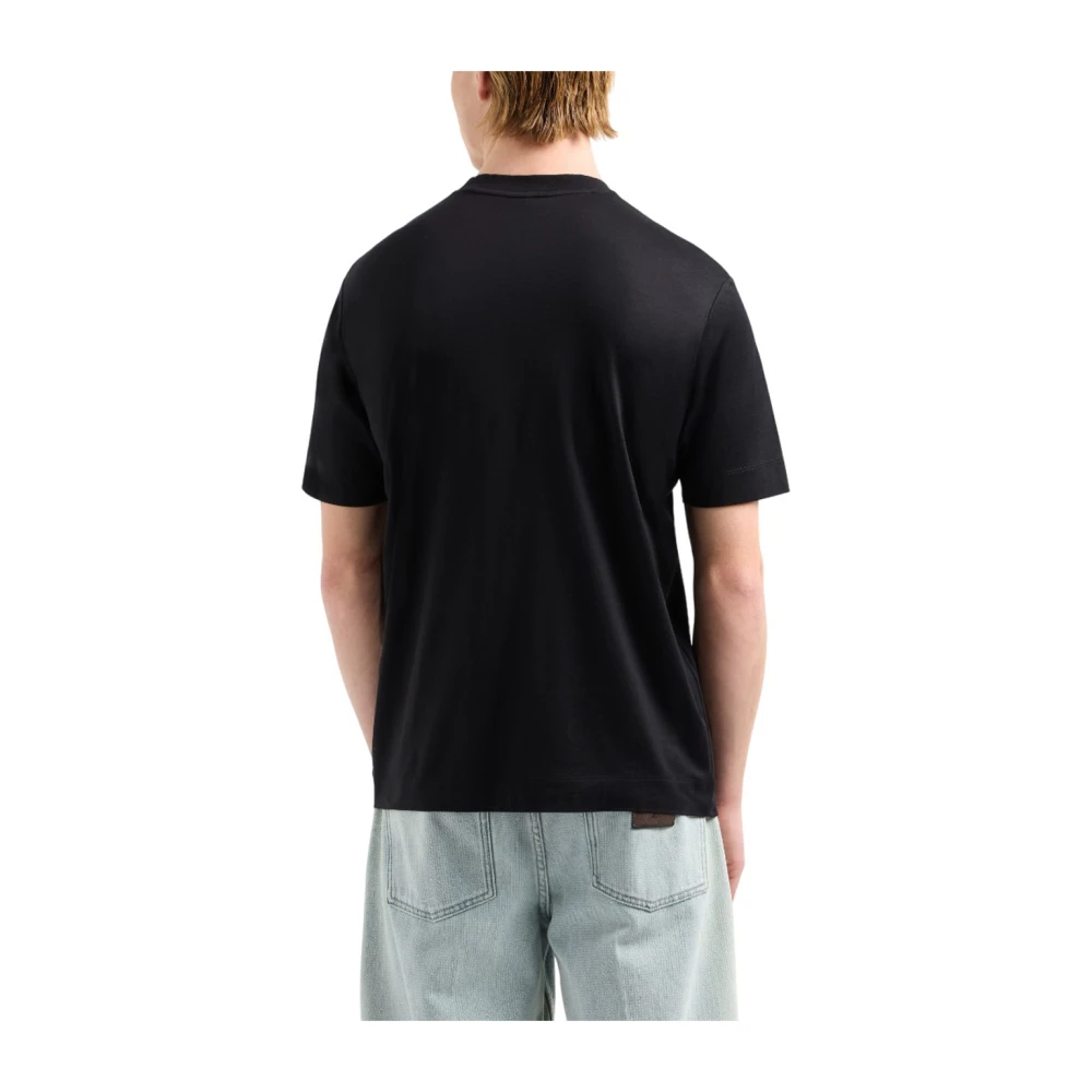 Emporio Armani Moderne Logo T-Shirt Black Heren