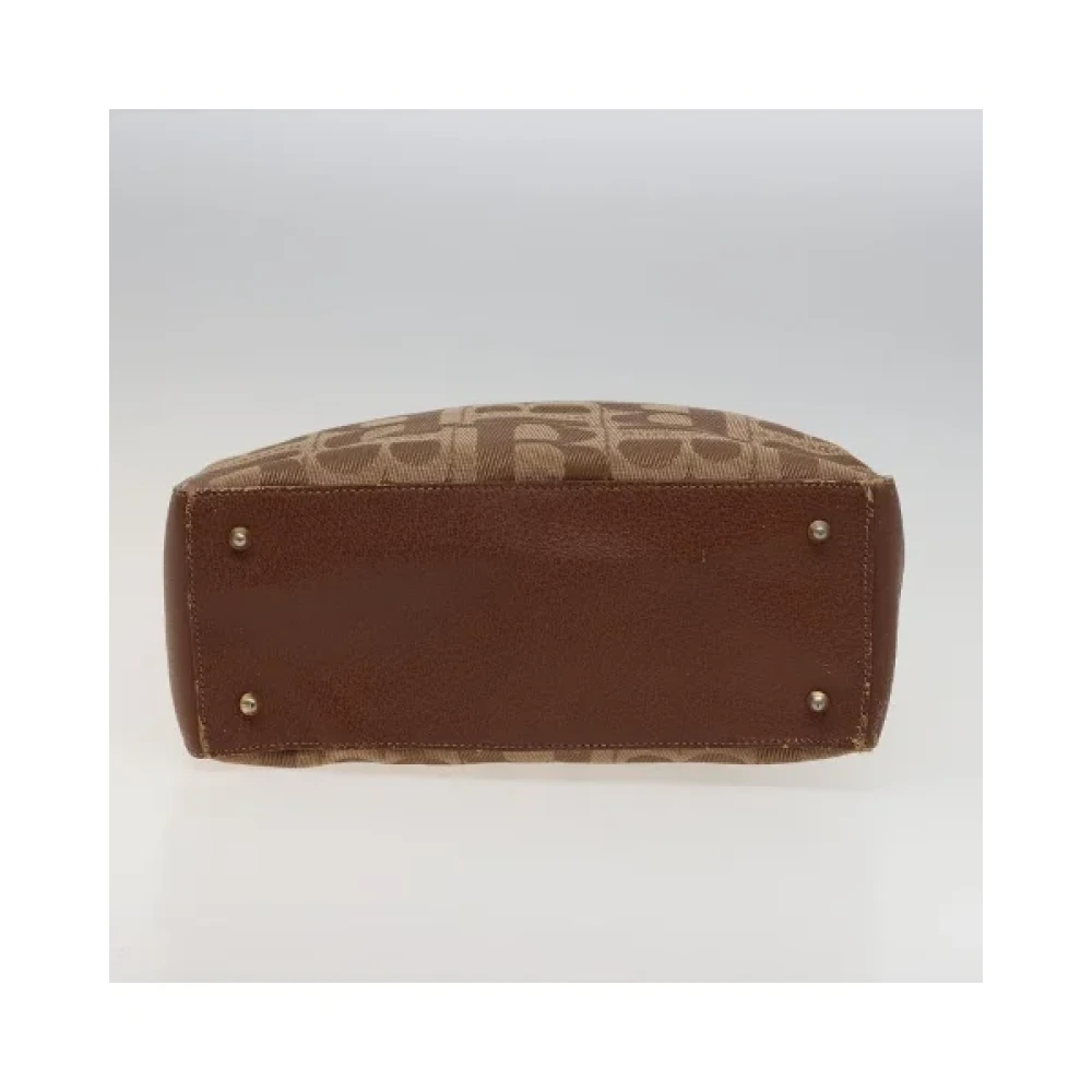 Burberry Vintage Pre-owned Canvas shoulder-bags Brown Dames