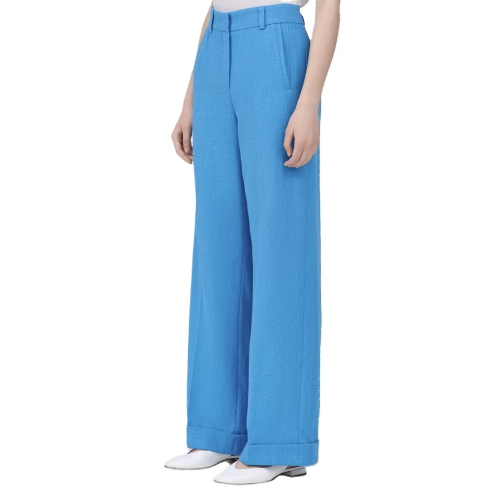 RIANI Rechte broek met splitten Blue Dames