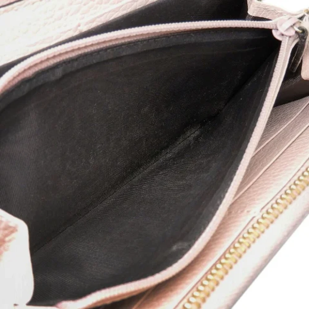 Gucci Vintage Pre-owned Leather wallets Pink Dames