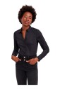 chemise-noire-col-en-v-pour-femmes