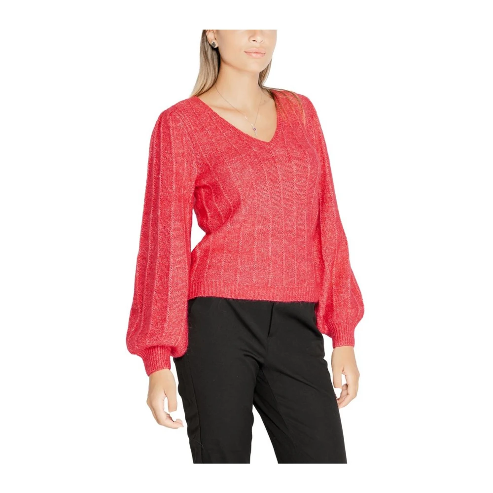 Guess Roze Gebreide Trui Herfst Winter Collectie Pink Dames