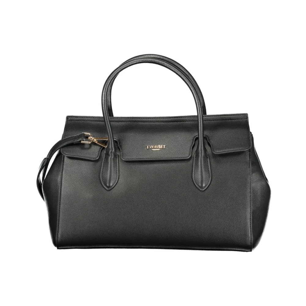 Twinset Women's Black Handbags, One Size, Tote Bag