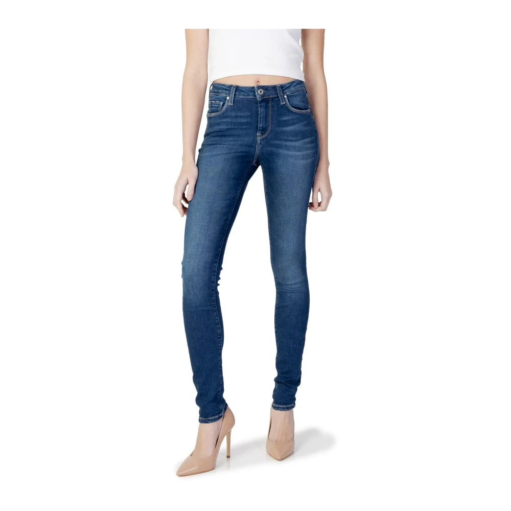 Pepe Jeans Women's Blue Skinny Fit Jeans, W33 L30, Lacy Skinny Jeans