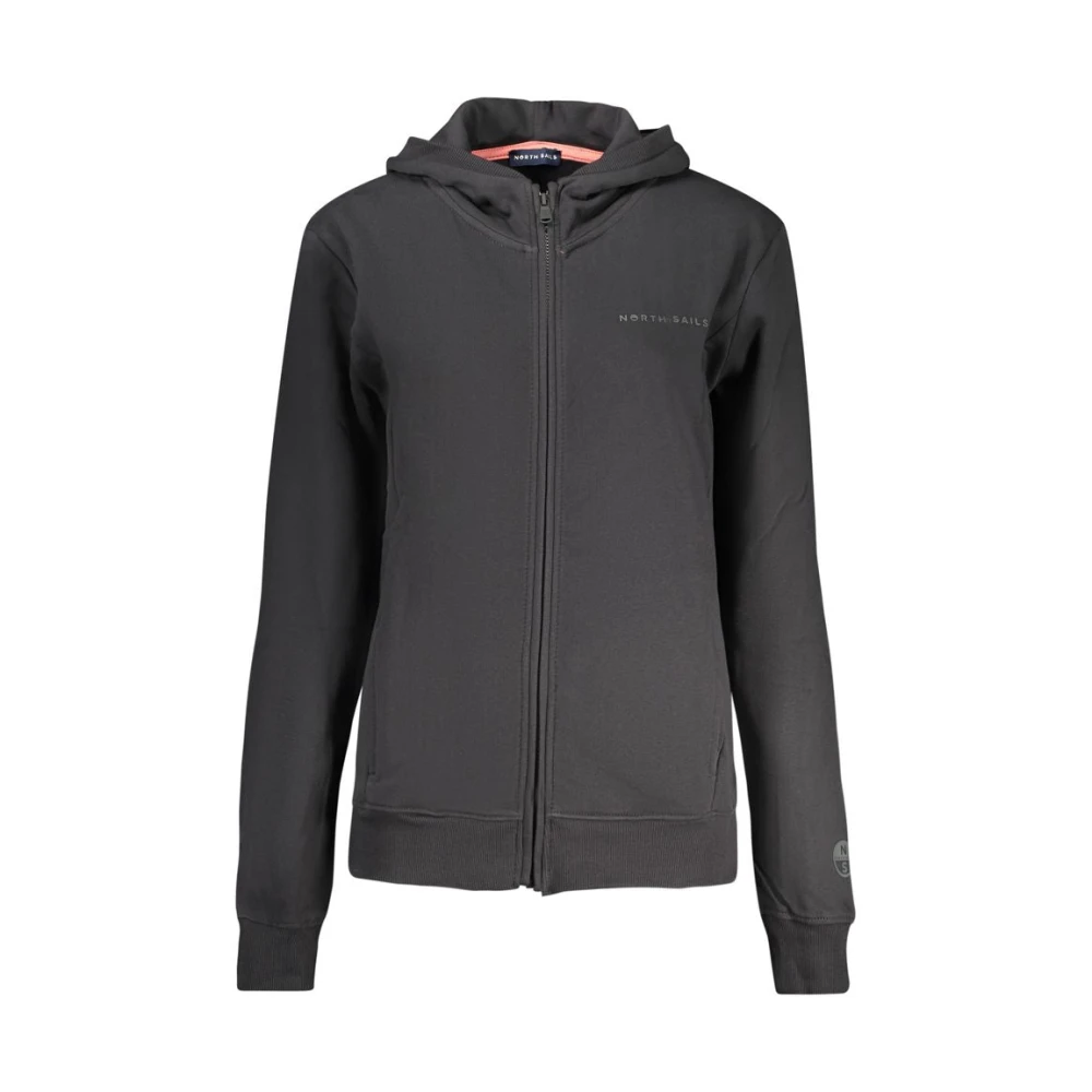 North Sails Women's Black Zip-Throughs, Xs, Half-Zip Sweatshirt