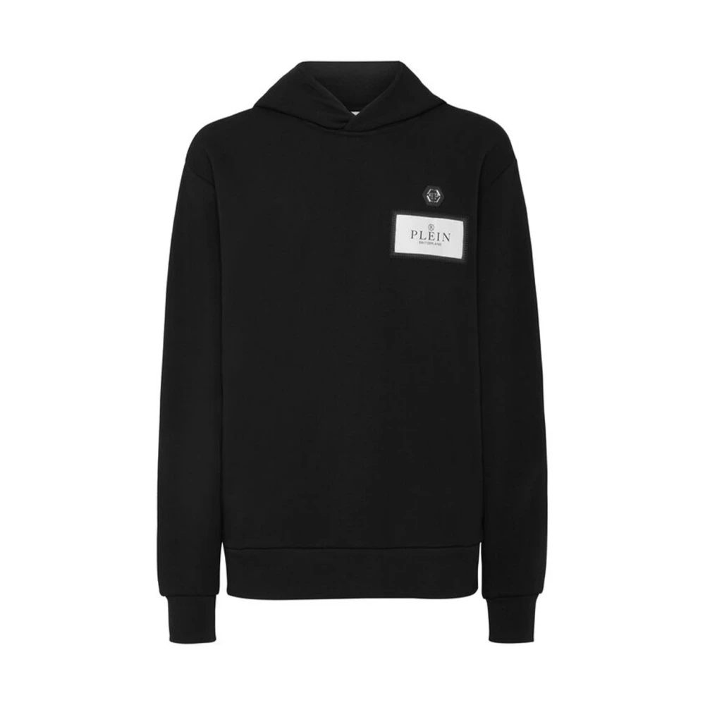 Philipp Plein Men's Black Hoodie Sweatshirt Ls