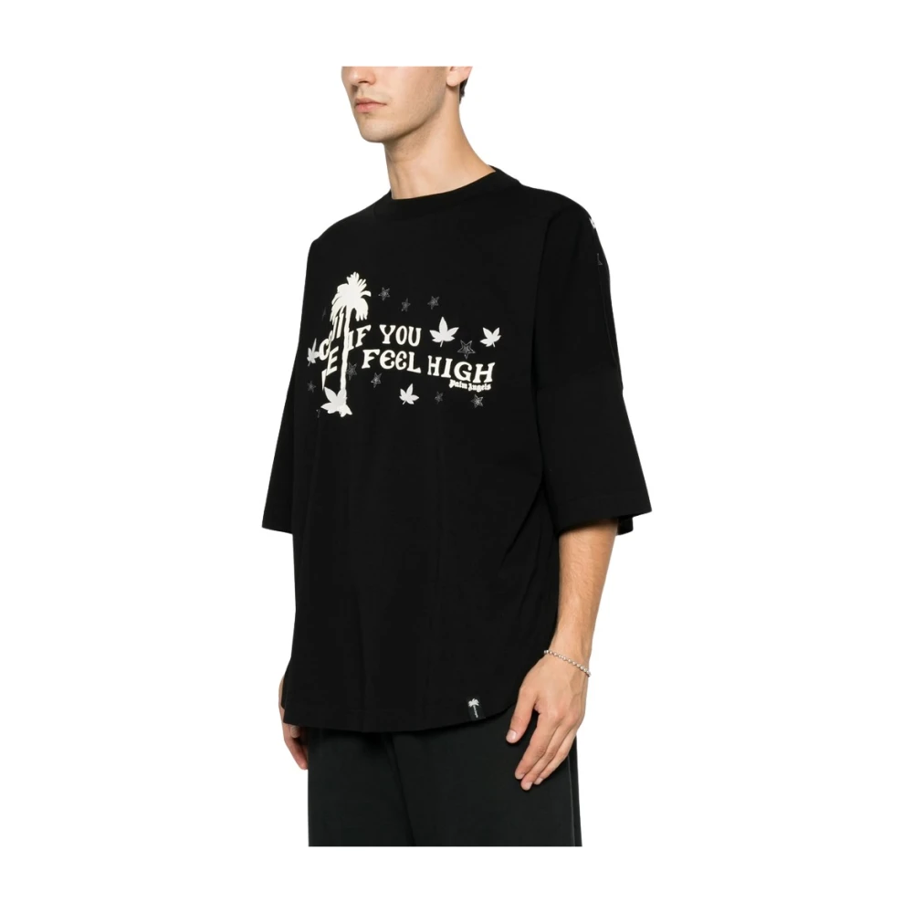Palm Angels Herren Schwarz Oberteile, K, Xsgröße: