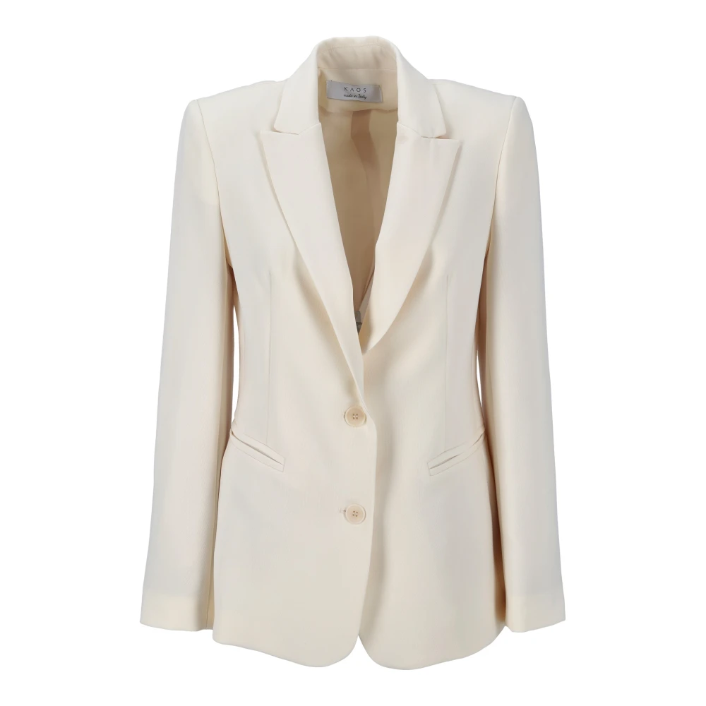 Kaos - Jackets > Blazers - Beige - Kaos - Modalova