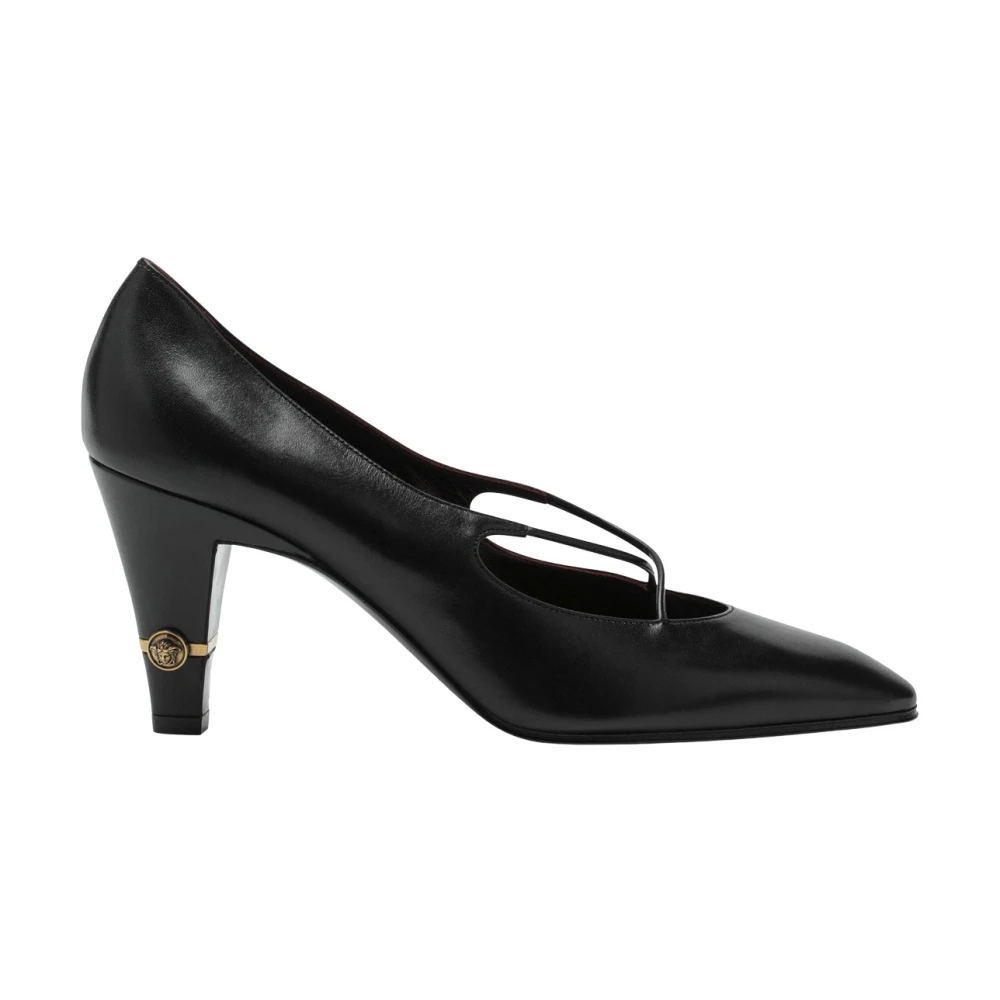 Versace Criss-Cross Medallion Pump
