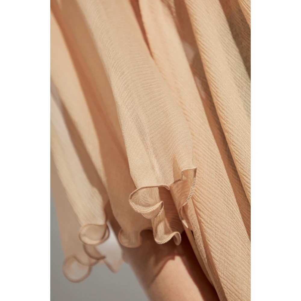 Chloé Zijden top met drapering Pink Dames