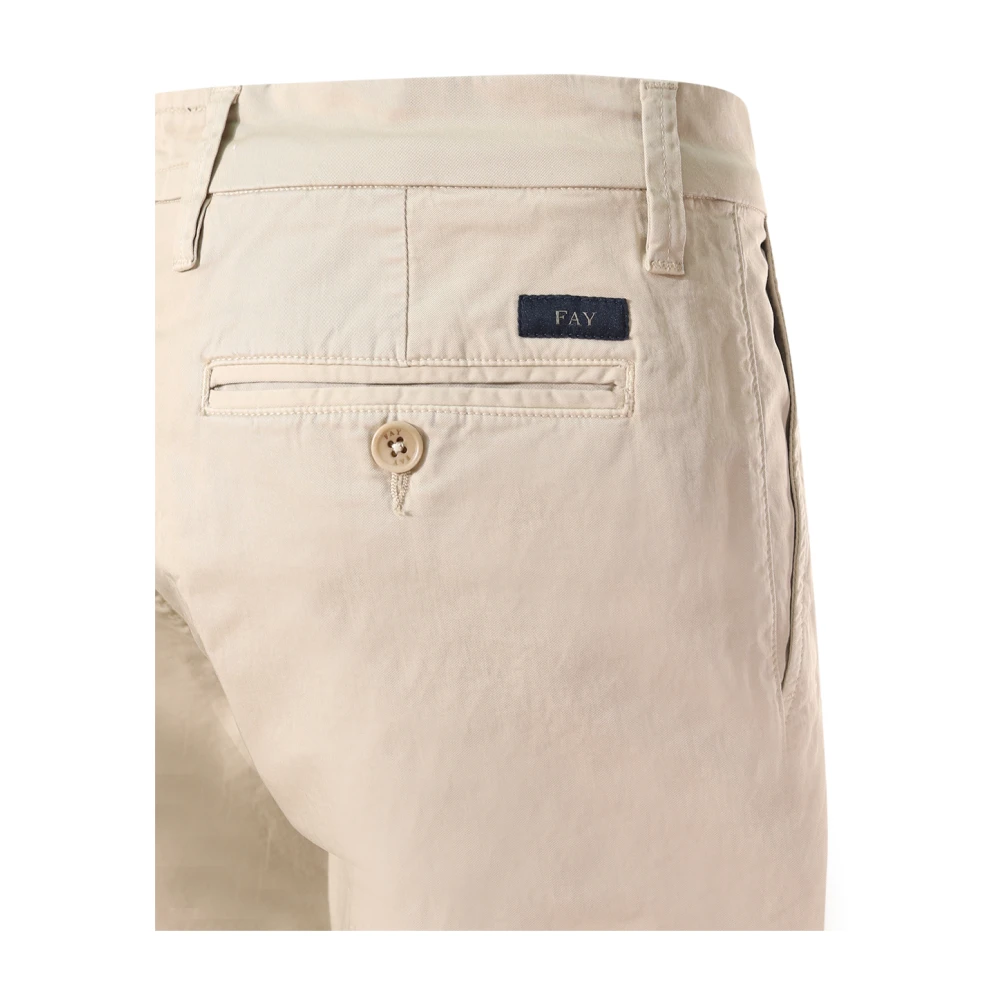 Fay Casual Shorts Beige Heren