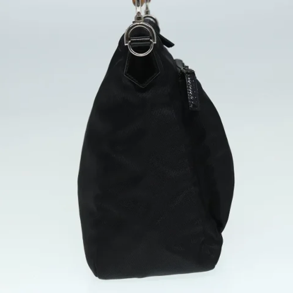 Gucci Vintage Pre-owned Fabric gucci-bags Black Dames