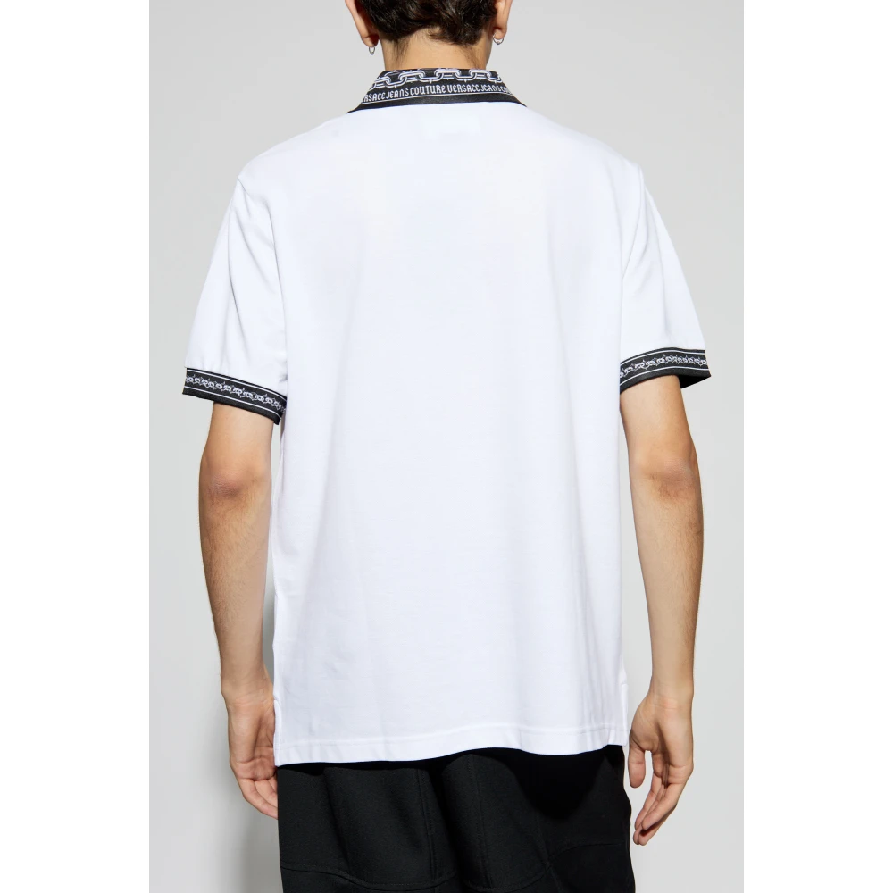 Versace Jeans Couture Logo Polo White Heren
