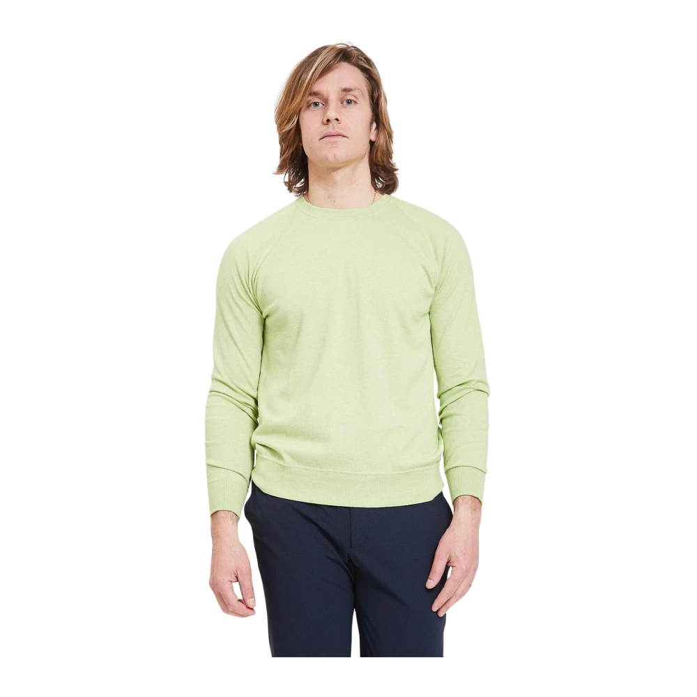 Gran Sasso Casual Crew Neck Sweater Green Heren
