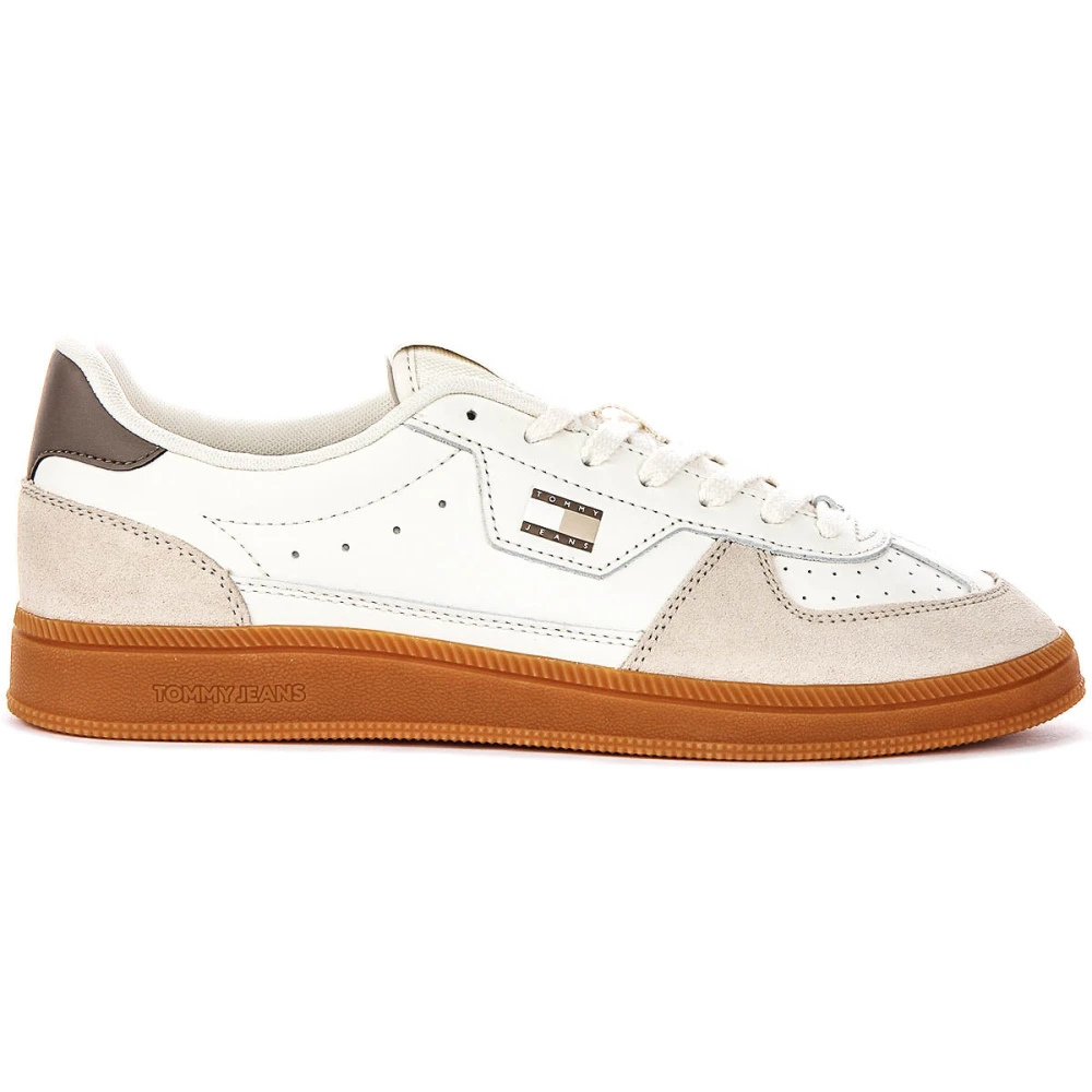Tommy Jeans Men's Beige Greenwich Edge Trainers - Sneakers - 9 Uk - Shoes