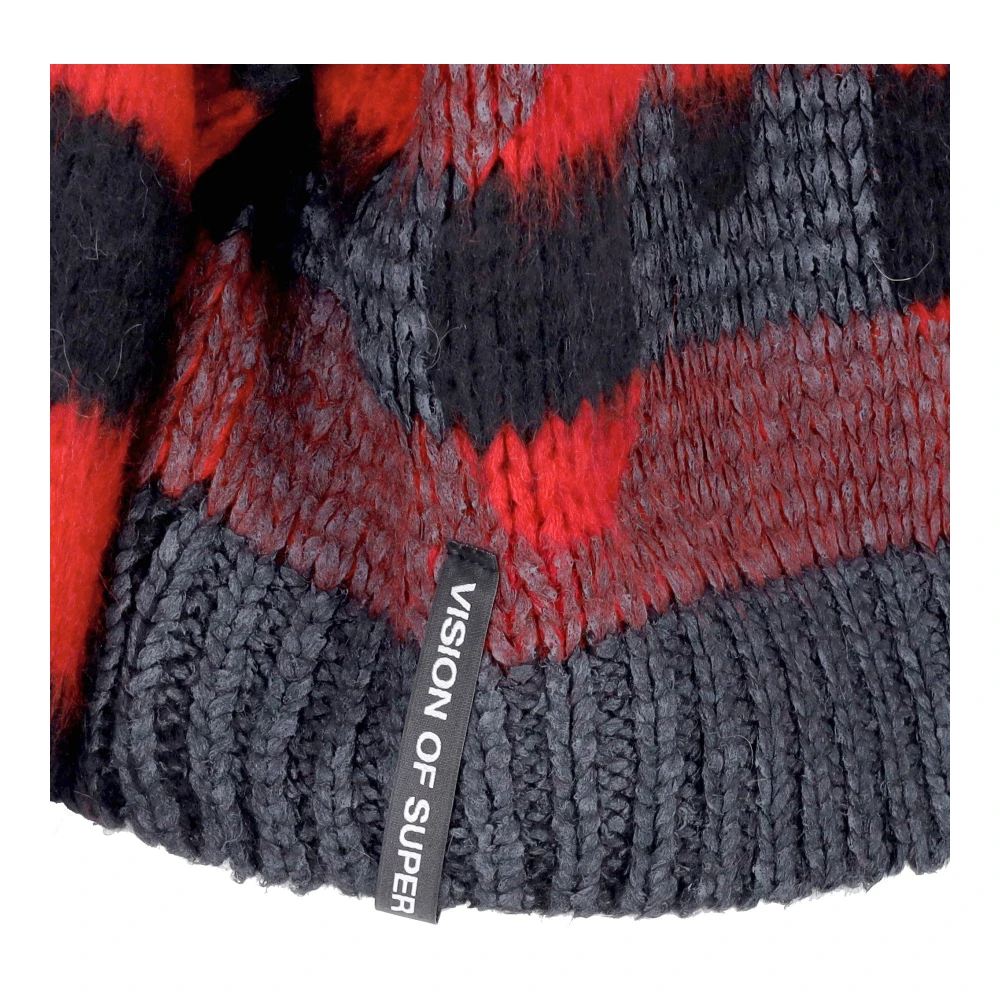 Vision OF Super Vlammen Oversize Crew Neck Sweater Red Dames