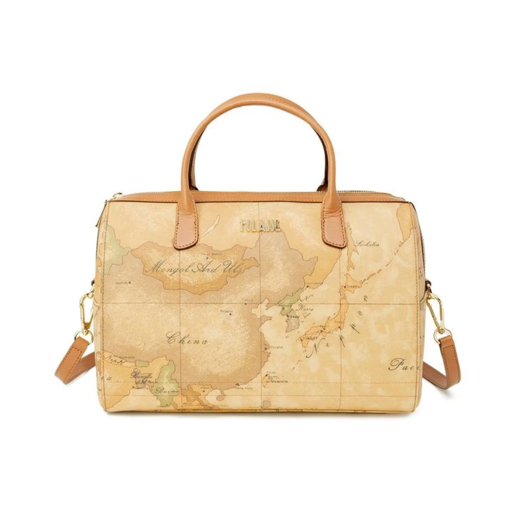 Alviero Martini 1a Classe Stijlvolle Leren Handtas Collectie Beige Dames