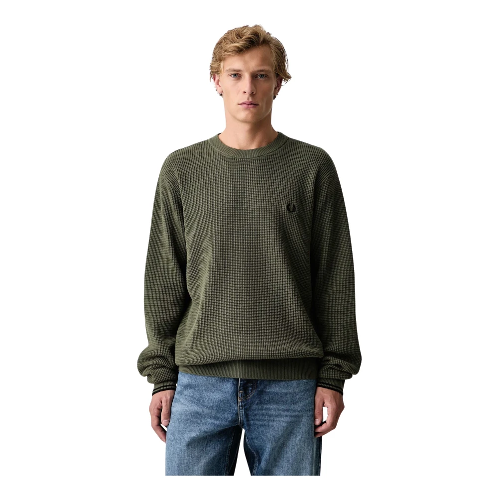 Fred Perry , Herren, Strickwaren, Grün, M - Bild 4