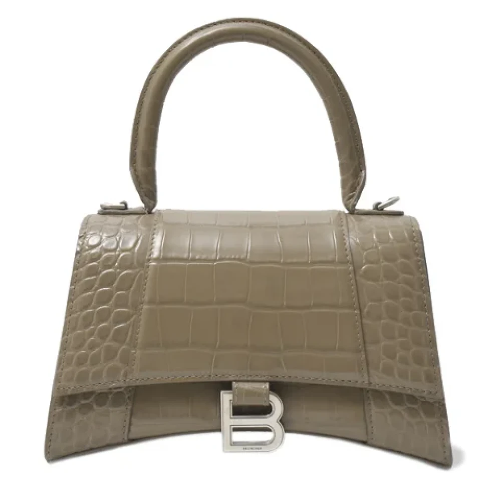 Balenciaga Vintage Pre-owned Leather balenciaga-bags Brown Dames