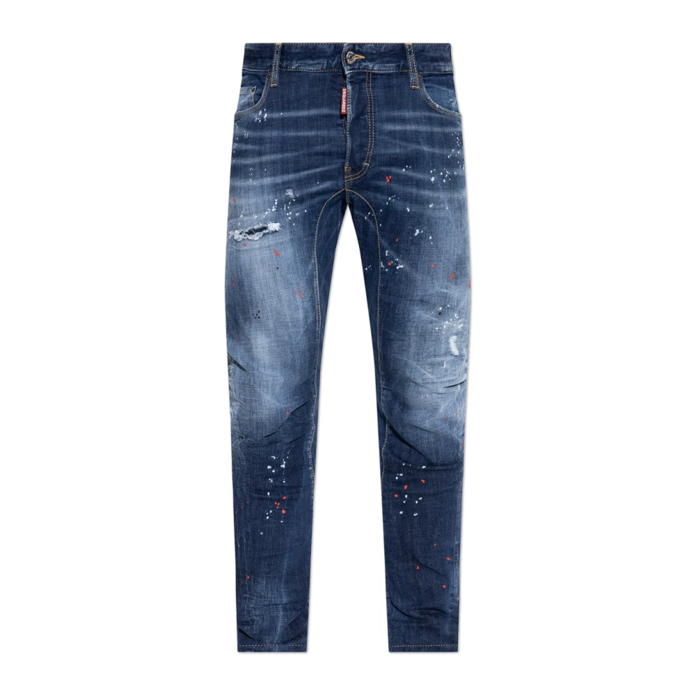 Dsquared2 Men's Blue Tidy Biker Jeans