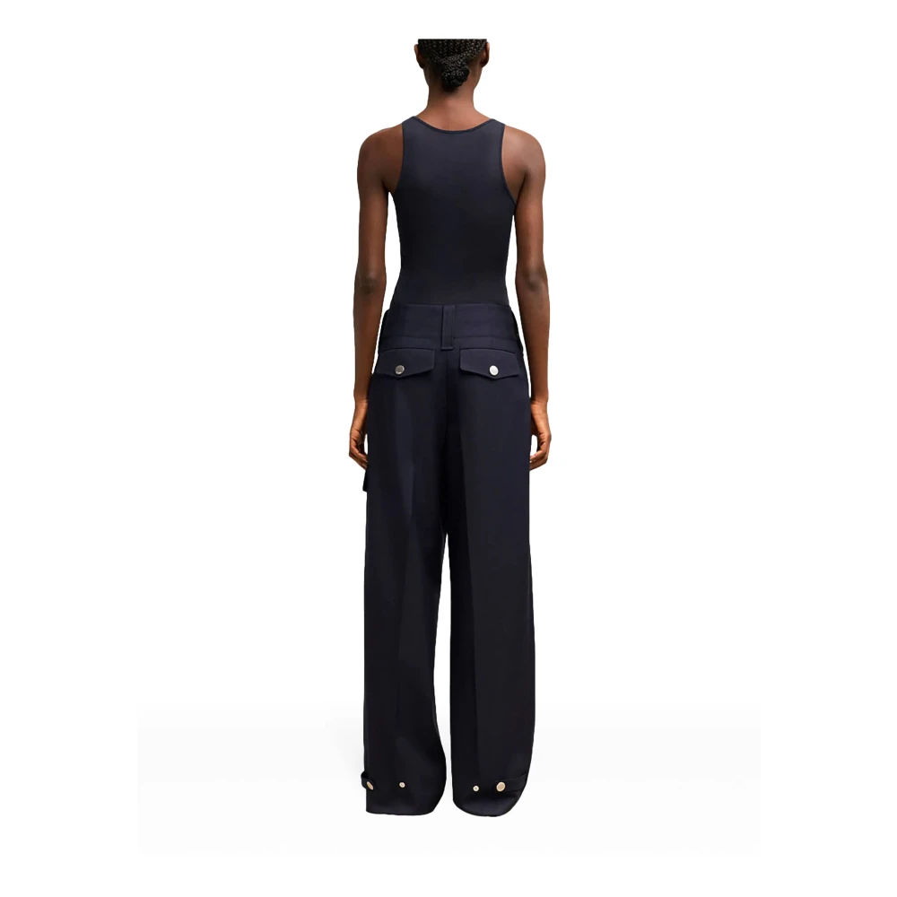 Ami Paris Blauwe Casual Broek Blue Dames