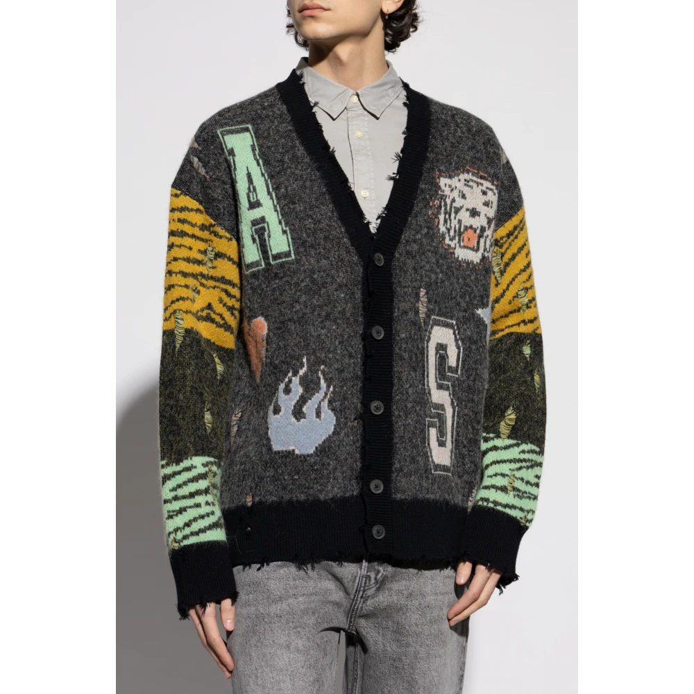 AllSaints Cardigan Akki Multicolor Heren