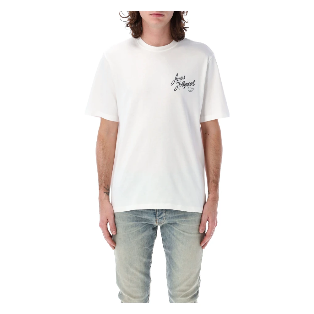 Amiri Holliwood T-shirt van katoen White Heren