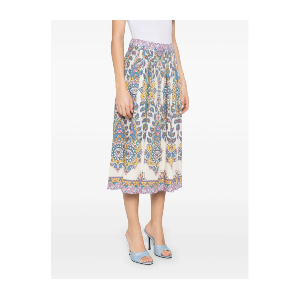 ETRO Paisley Print A-Lijn Rok Multicolor Dames