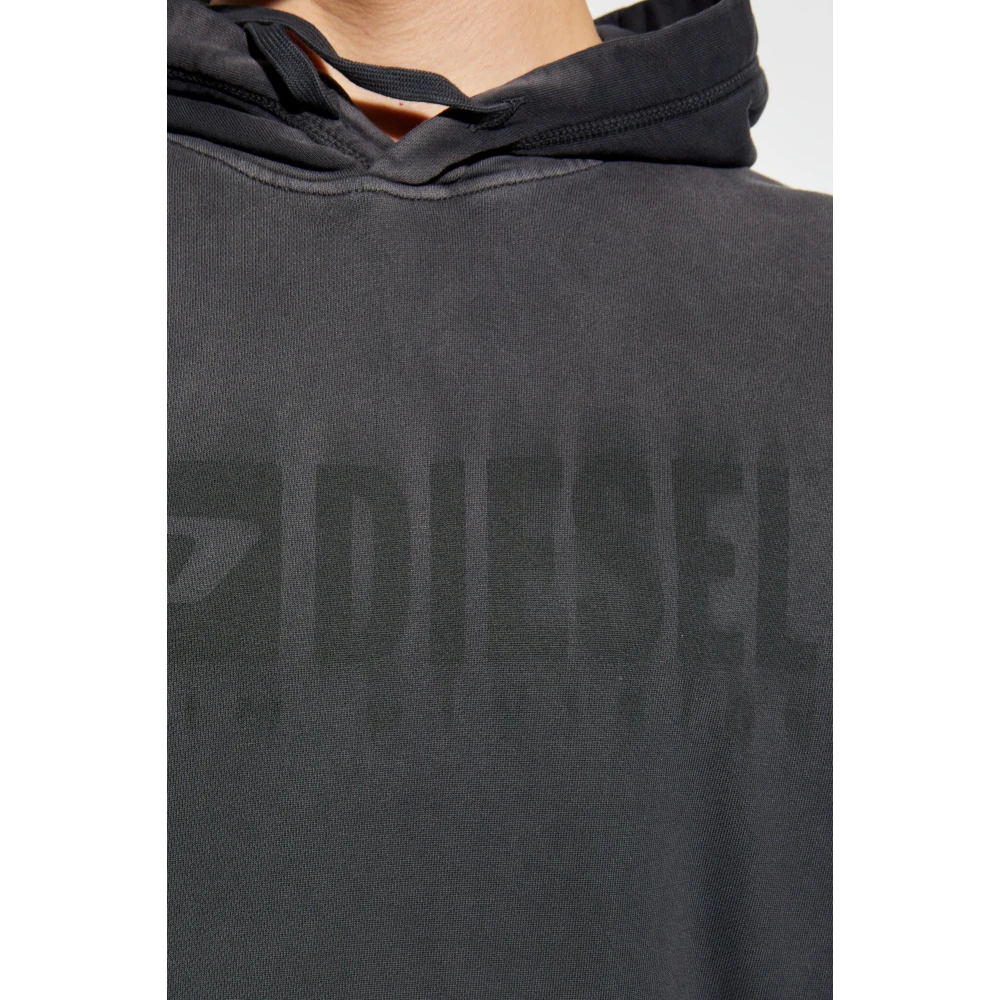 Diesel Hoodie S-Ginn-Hood-K44 Gray Heren