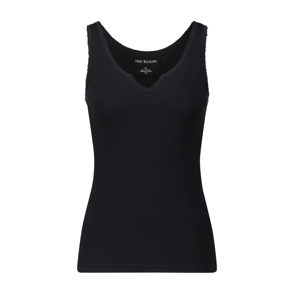 True Religion Cut-Out Top Black, Dam