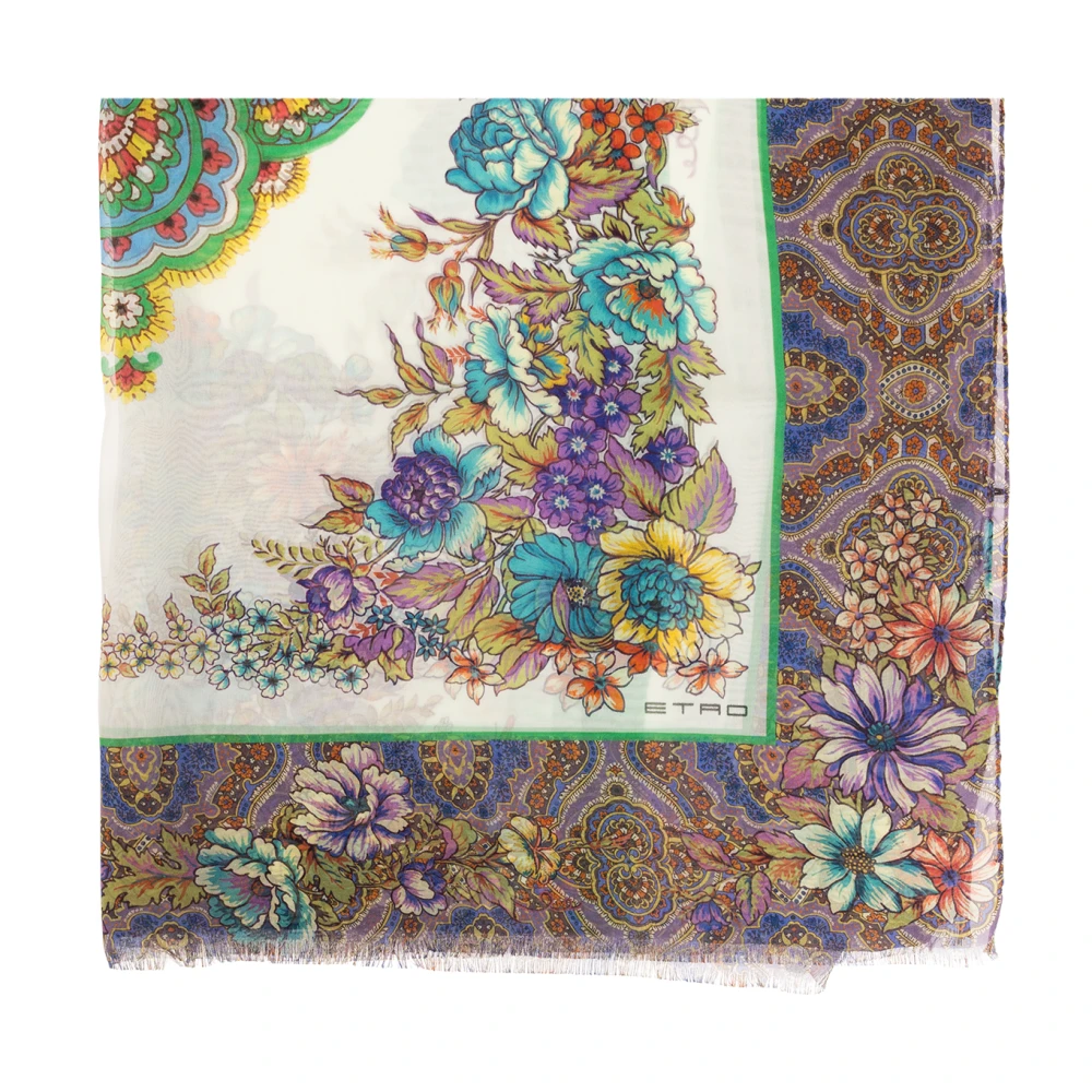 ETRO Zijden sjaal Multicolor Dames