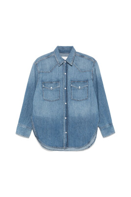 indigo-blue-denim-shirt-with-press-stud-fastening