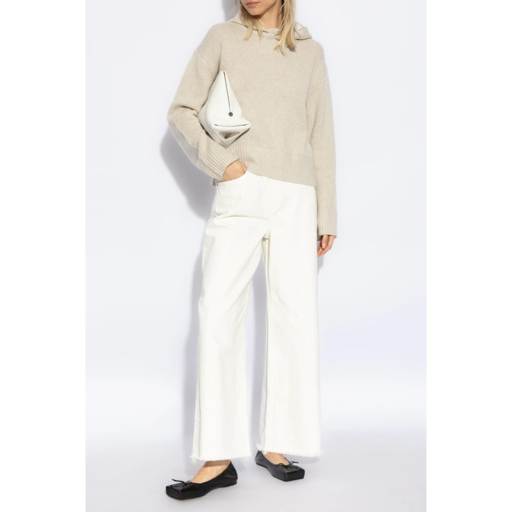 Lisa Yang Hoodie Karolin Beige Dames