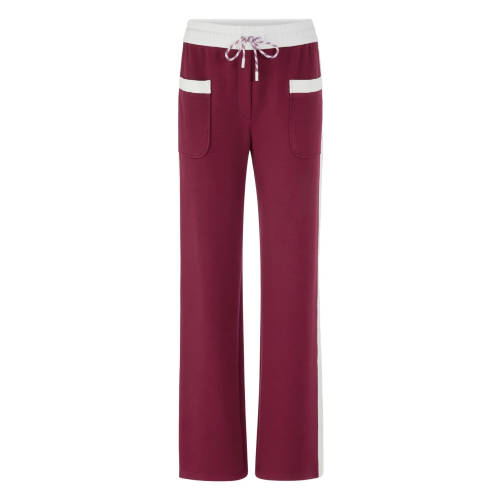 Marc Cain Women's Red As 81.15 J06 - Straight Trousers - 2XL - Trousers