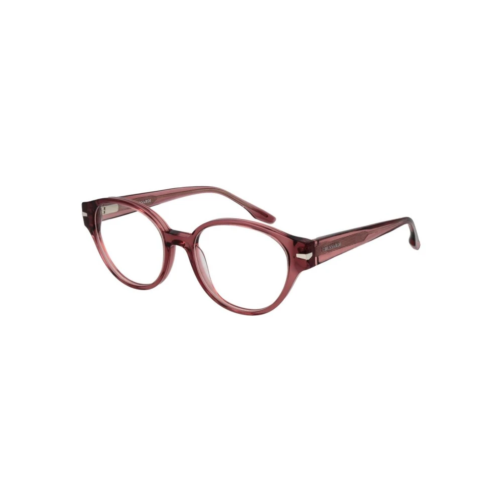 Trussardi Women's Pink Stylish Rectangular Eyewear Frame - Glasses - One Size - Accessories