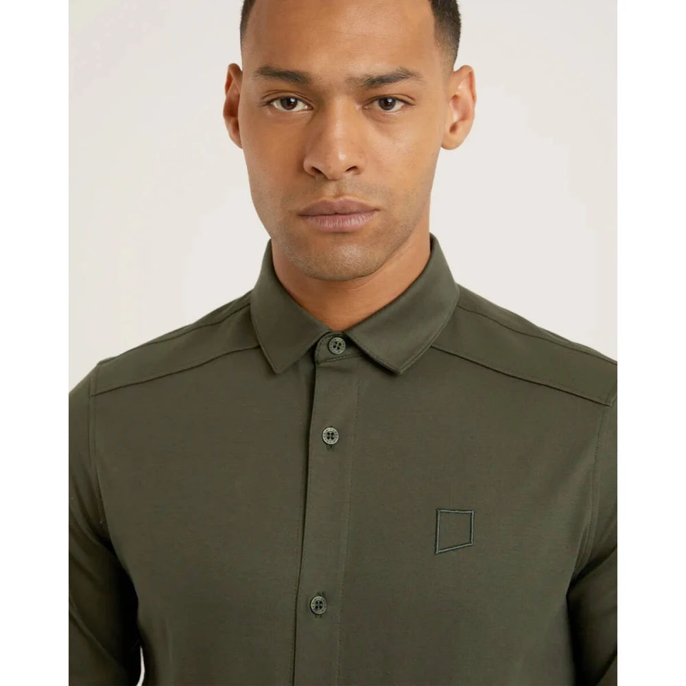 Chasin Lange mouw overhemd 6111345003 Green Heren