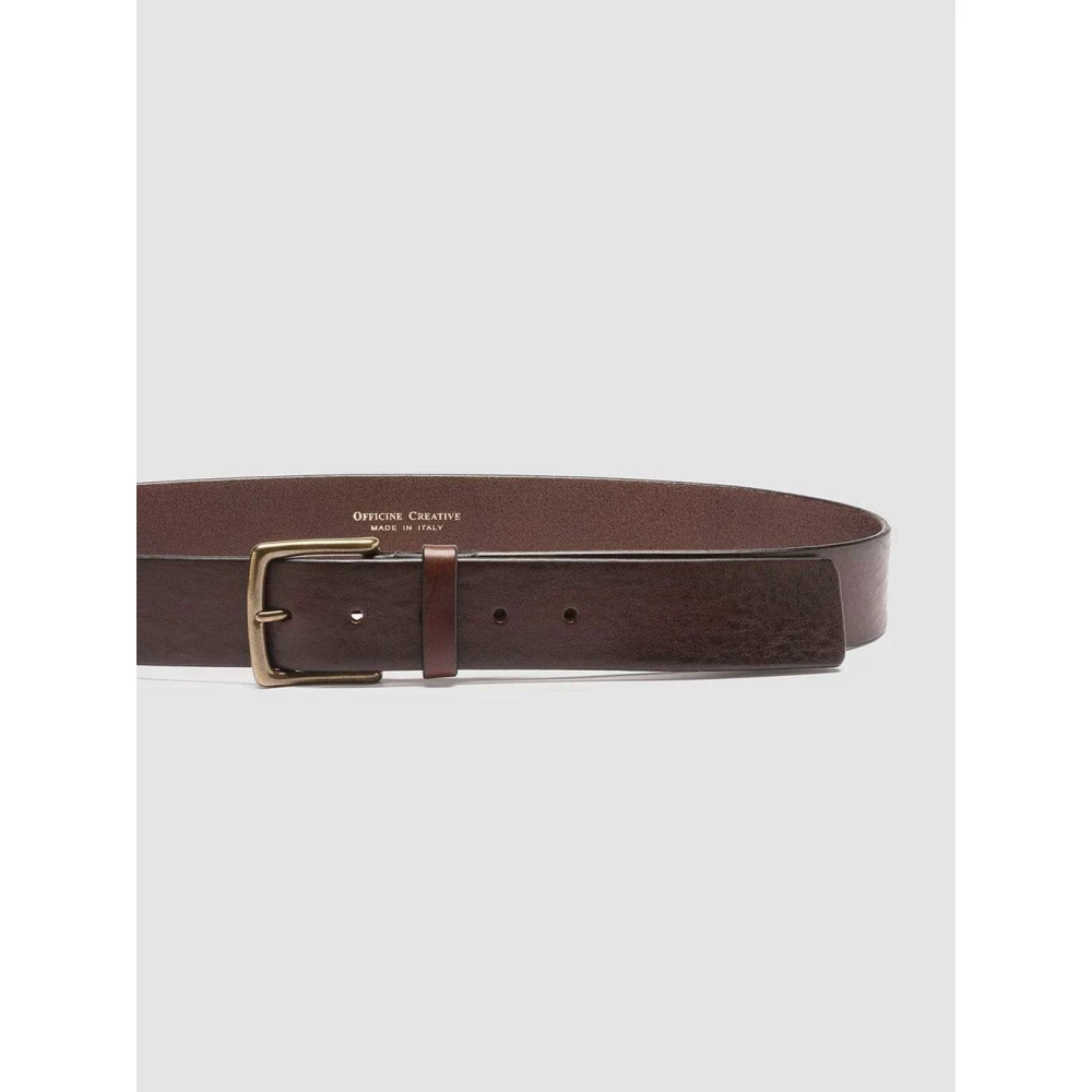 Officine Creative Stijlvolle leren riem voor mannen Brown Heren