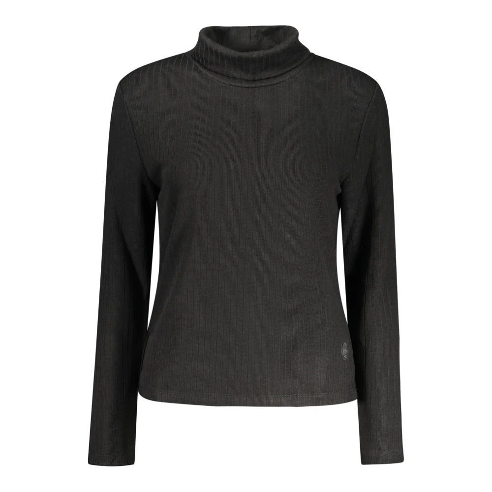 North Sails Women's Black Turtlenecks, Xs, Long-Sleeved Turtleneck Jumper