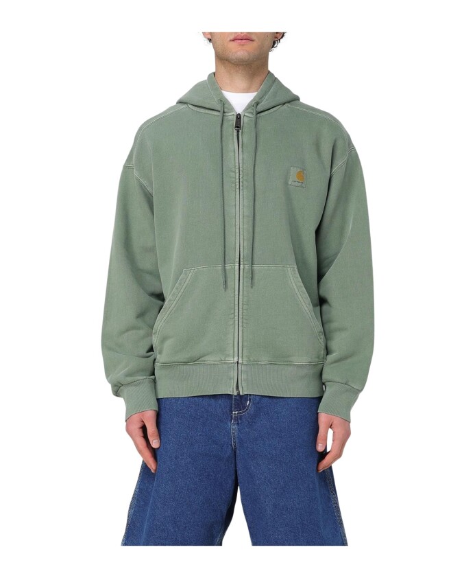 sweat-a-capuche-beige-a-fermeture-eclair