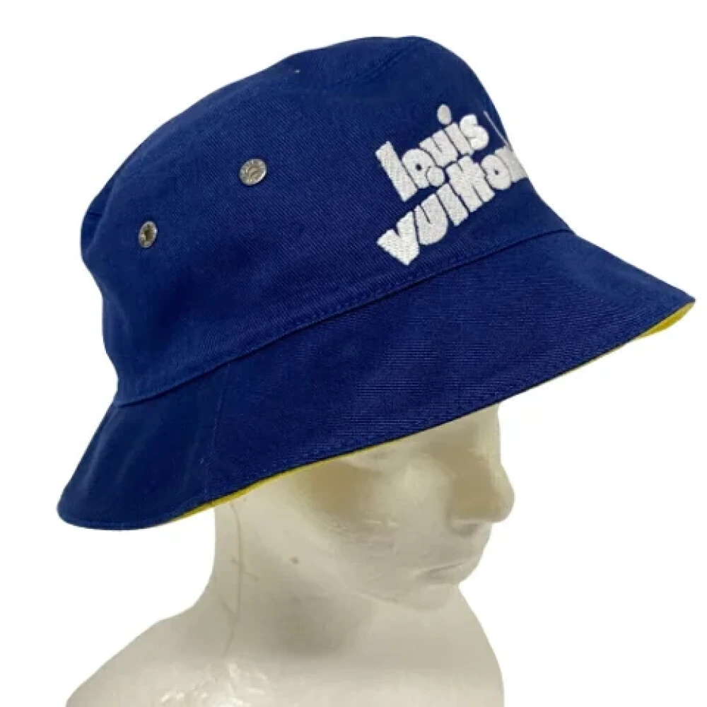Louis Vuitton Vintage Pre-owned Fabric hats Blue Dames