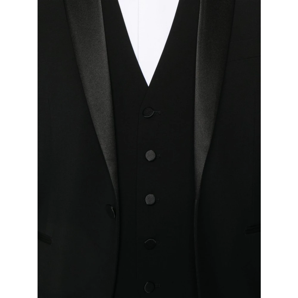 Tagliatore Herenkledingpak Nero Ss25 Black Heren