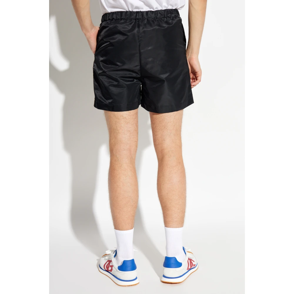 Sporty & Rich Shorts met logo Black Unisex